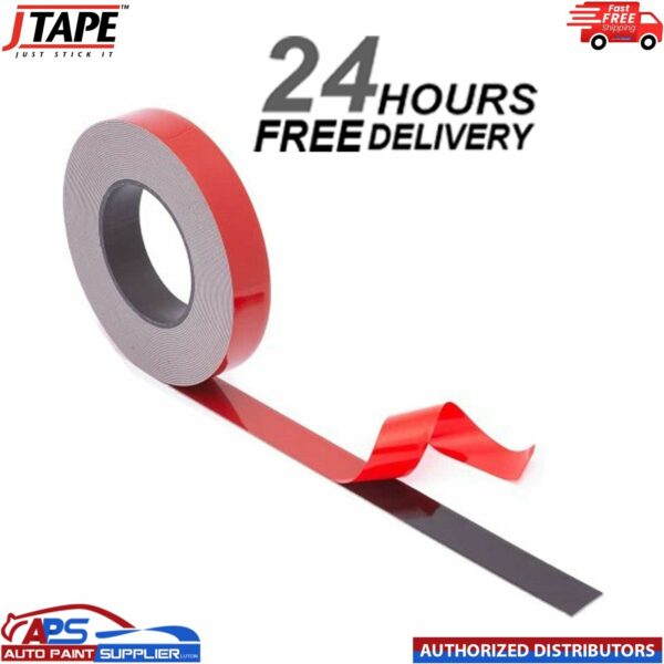 J Tape Double Sided Acrylic Adhesive Tape 25mm x 10m (2110.2510) Model: J-Tape (2110.2510)