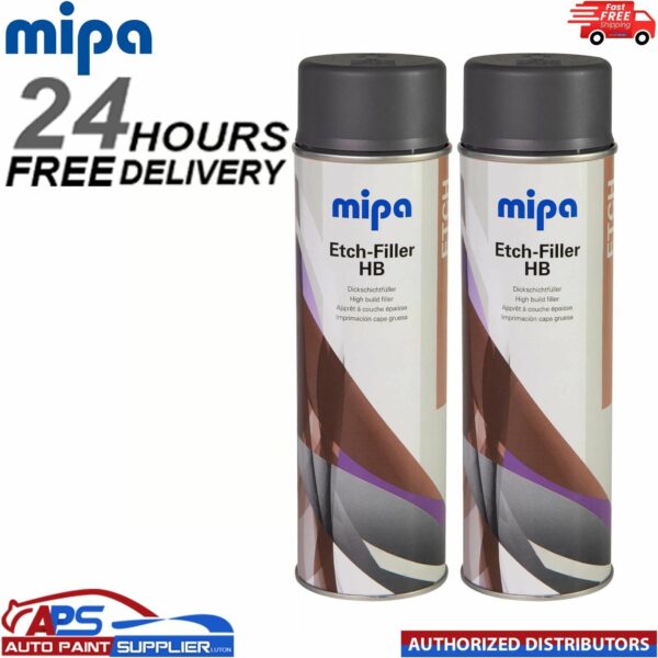 2z MIPA Etch-Filler HB Dark Grey Aerosol Spray – 500ML Model: 213040001