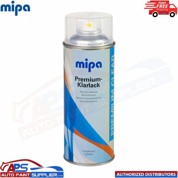Mipa Premium Clearcoat Spray Aerosol - (400ML) Model: 215010020
