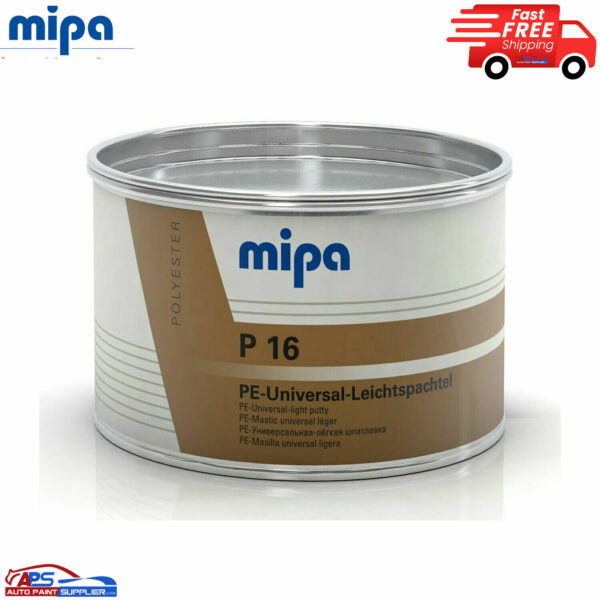 MIPA P16 UNIVERSAL LIGHT WITH HARDENER FINE CAR BODY FILLER Model 293910010