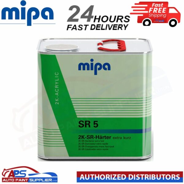 MIPA 2K-ACRYLIC SR5 2K-SR 5 HARTER Rapid Hardener-FAST DELIVERY Model: 237720095