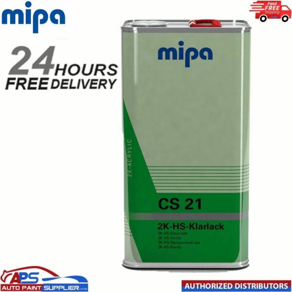 MIPA CS21 2K 2:1 HS KLARLACK CLEARCOAT 5LTR Model: MIP232750001GB