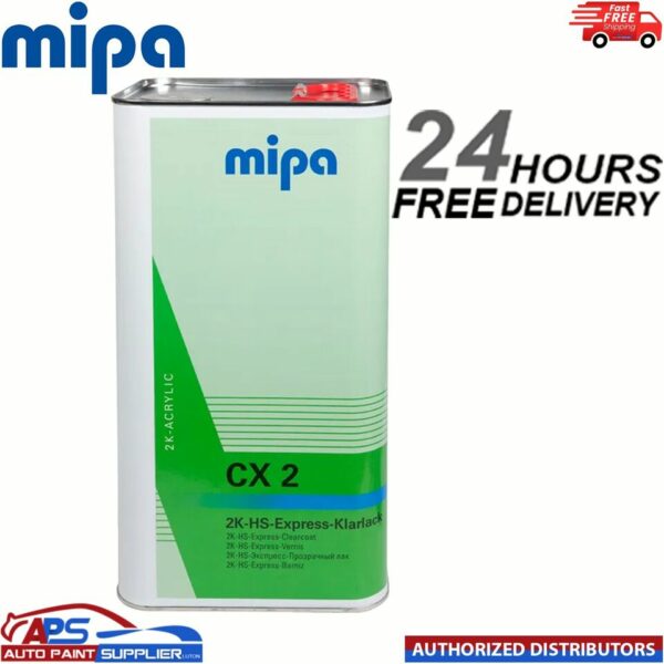 MIPA CX2 2K HS EXPRESS CLEARCOAT 5LT - FAST DELIVERY Model: MIP231750000