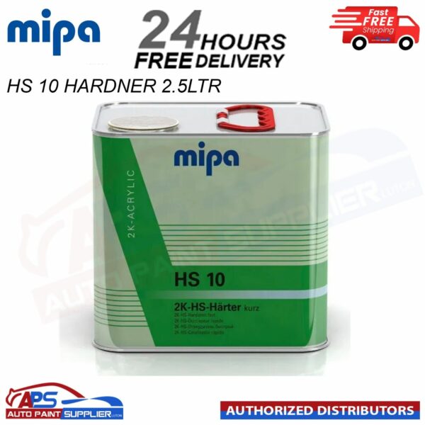 MIPA HS10 FAST HARDENER - 2.5LTR FOR OC ACRYFILLER CX4 CC9 CLEARCOAT Model: 237030000S
