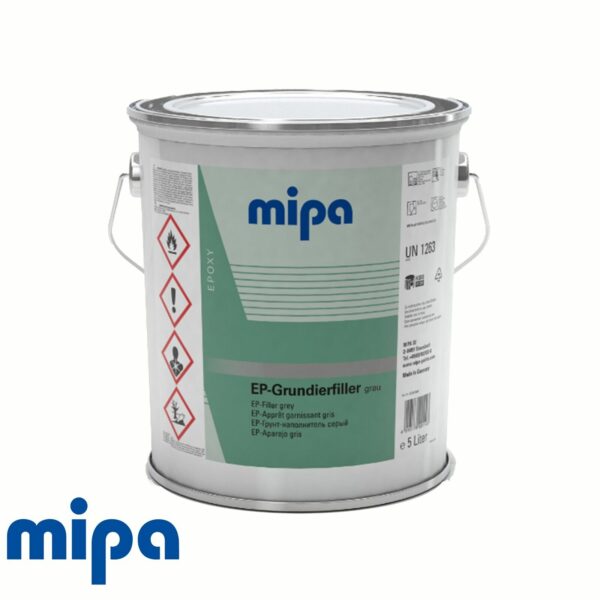 MIPA EP-Grundierfiller Epoxy Primer 2k 5 Litre RAL 7032 - Anti Corrosive Model: 227550000