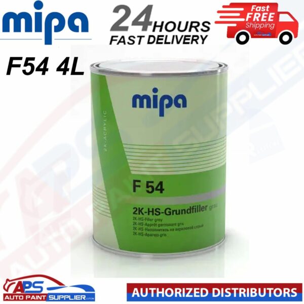 Mipa F54 4-1 2K HS Grundfiller HIGH BUILD 2K PRIMER 4L - GREY - FAST DELIVERY Model: F54X1