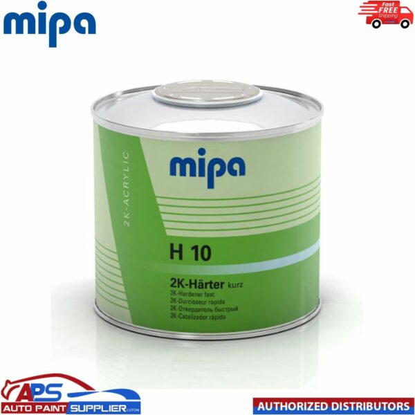 MIPA H10 2K ACRYLIC HARDENER 500ML - FAST - PRIMER PAINT UNIVERSAL ACTIVATOR Model: 237800000