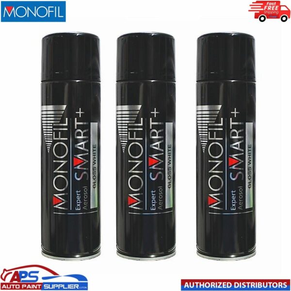 3X MIPA MONOFIL SMART Monofil Smart+ Gloss White (500ML) Model: 002675029141