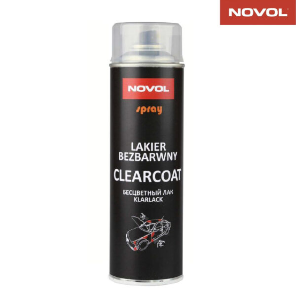 NOVOL HIGH GLOSS 1K FAST DRYING CLEARCOAT SPRAY LACQUER AEROSOL 500ML Model: 34002