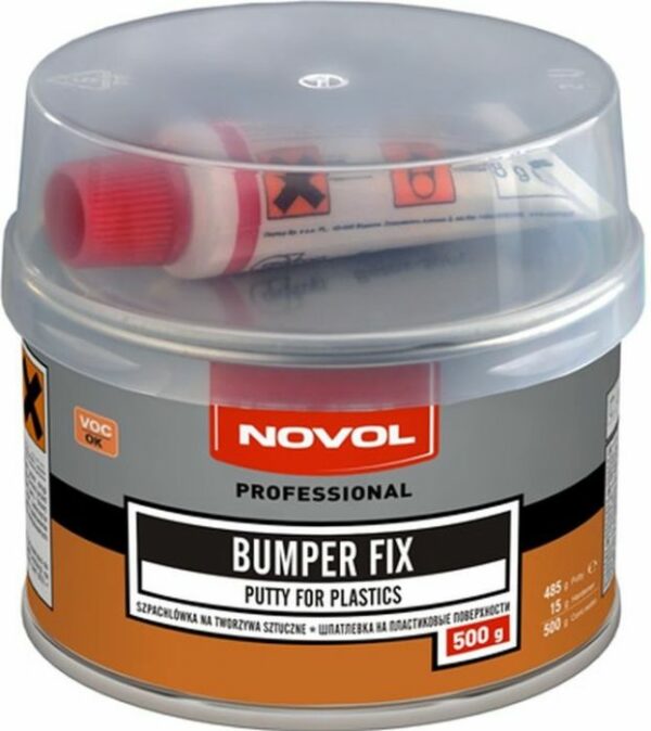 Novol Repair Kit BUMPER FIX Filler 500g Putty Plastic Car Trim Model Bumper Fix