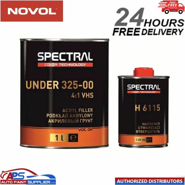NOVOL SPECTRAL UNDER 325-00 WET ON WET WITH H 6115 PRIMER KIT 1.5L - P3 GREY Model: NOV90423+85525