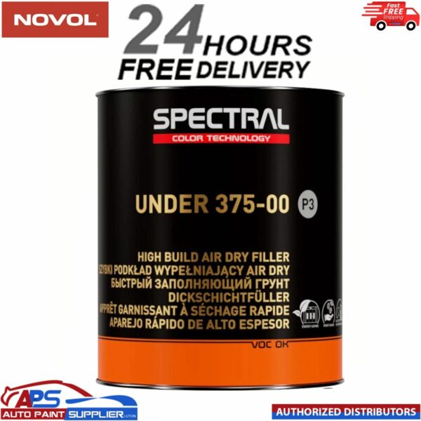 NOVOL SPECTRAL UNDER 375-00 P3 GREY 2.8LT - HIGH BUILD AIR DRY PRIMER Model: NOV375