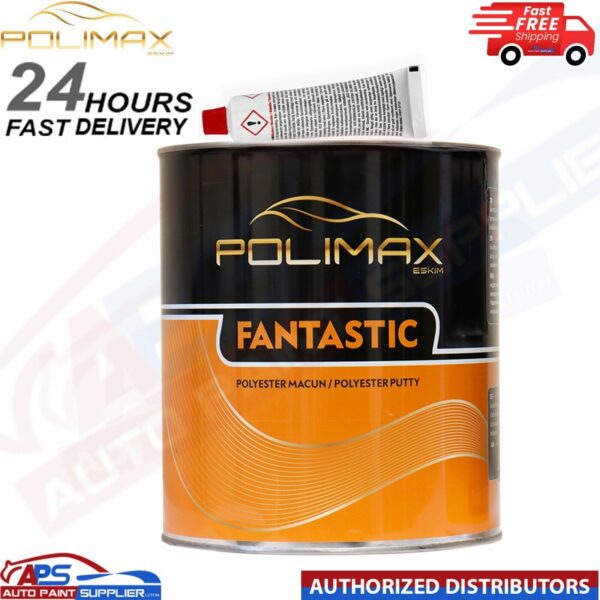 1x 3L Polimax Fantastic Super Quality Body Filler With Hardner - FAST DELIVERY Model: Polymaxfantastic