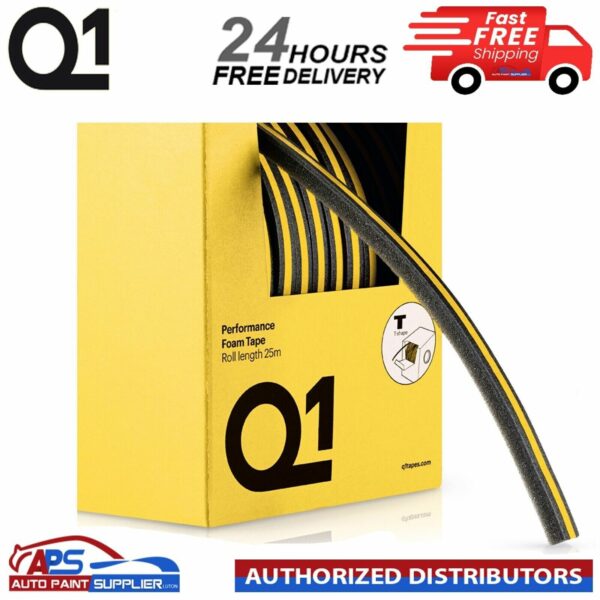 Q1 PERFORMANCE T FOAM 25M - premium soft SHAPE MASKING foam tape Model SE02