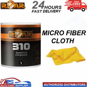 ROAR SPEED CUT CUTTING COMPOUND valeting 310 paint repairs 3KG+ microfibre cloth Model: 310-30