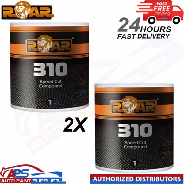 2x ROAR SPEED CUT 310 CUTTING COMPOUND - valeting, paint, repairs 3KG Model: 310-30