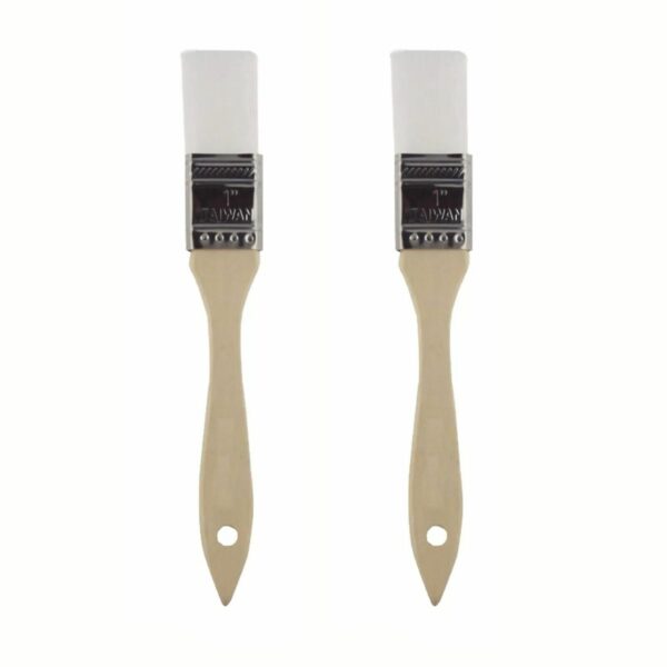 2x SEAM SEALER BRUSH WITH TOUGH WHITE NYLON BRISTLES Model: SEAM SEALER
