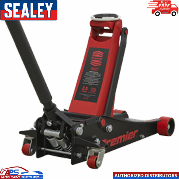2501LE Sealey Trolley Jack 2.5 Tonne Low Entry Rocket Lift Car Garage Workshop Model 2501LE