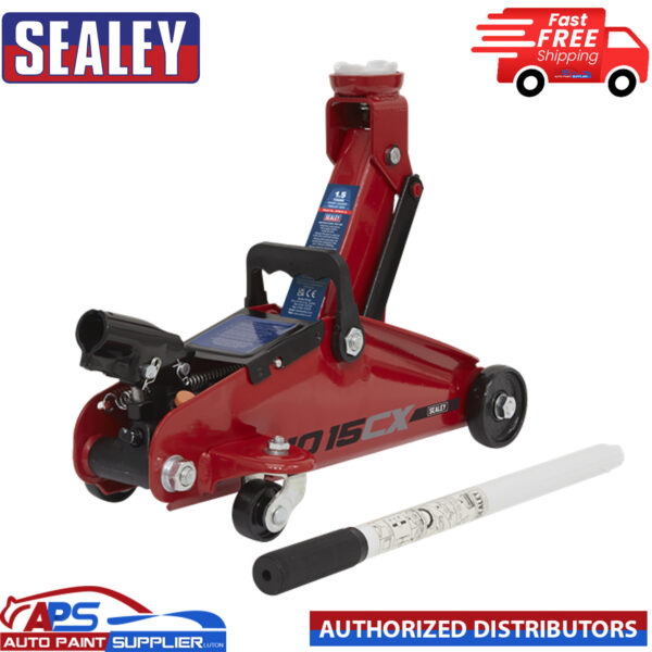 SEALEY 1015CX Trolley Jack 1.5 tonne Short Chassis Great boot Jack for DIY Model 1015CX