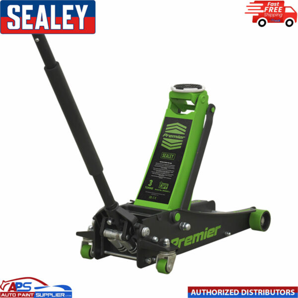 Sealey 3040AG Premier Tools 3 Tonne Rocket Lift Trolley Jack Green Model: 3040AG