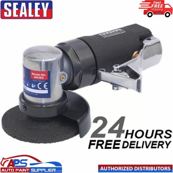 Sealey Air Mini Angle Grinder 58mm Air Sanders/Angle Grinders SA153 Model: SA153