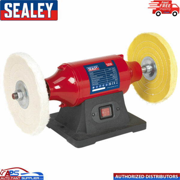 Sealey Bench Mounting Metal BB2002 Buffer Polisher Polishing 200mm 550W 230V Model BB2002