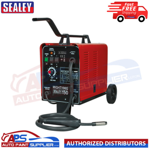 Sealey MIGHTYMIG150 Professional Gas/No-Gas MIG Welder 150Amp 230V Model MIGHTYMIG150