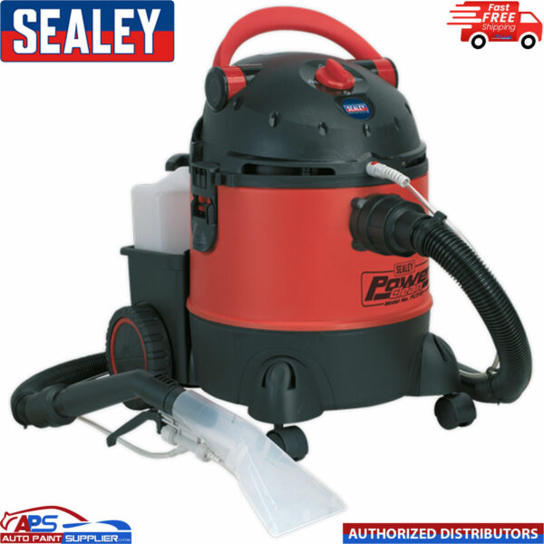 Sealey PC310 Valeting Machine Wet & Dry with Accessories 20ltr 1250W 230V Model PC310