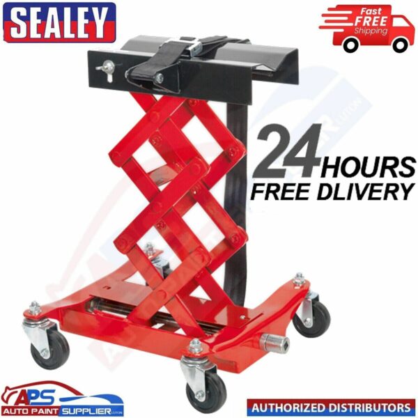Sealey TJ150E 150Kg Floor Transmission Jack Gearbox Scissor Mechanism Type Model: TJ150E