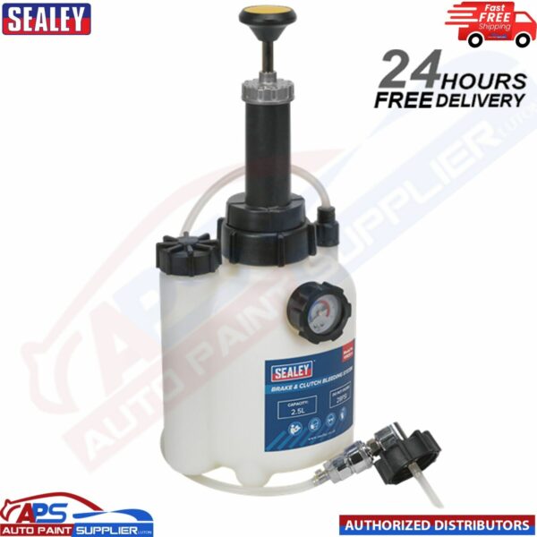Sealey VS820 Brake and Clutch Bleeding System 2.5 ltr Bleed Tool Car Motorbike Model: VS820