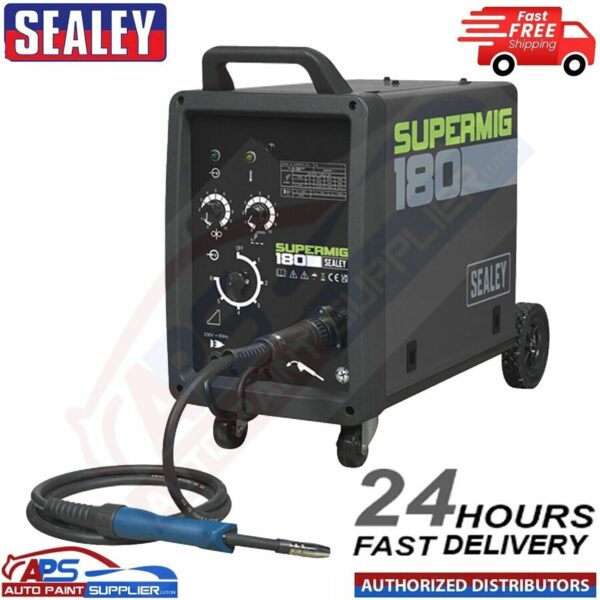 Sealey SUPERMIG180 Professional MIG Welder 180Amp 230V with Binzel Euro Torch Model: SUPERMIG180