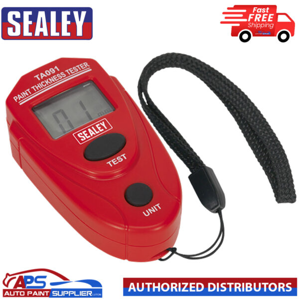Sealey TA091 Paint Thickness Gauge Digital Tester New Model TA091