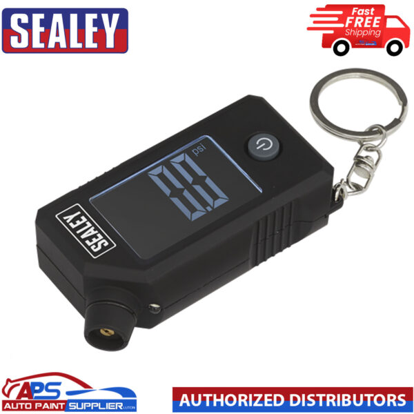 Sealey TSTPG12 Digital Tyre Pressure & Tread Depth Gauge with LED Display NEW Model TSTPG12