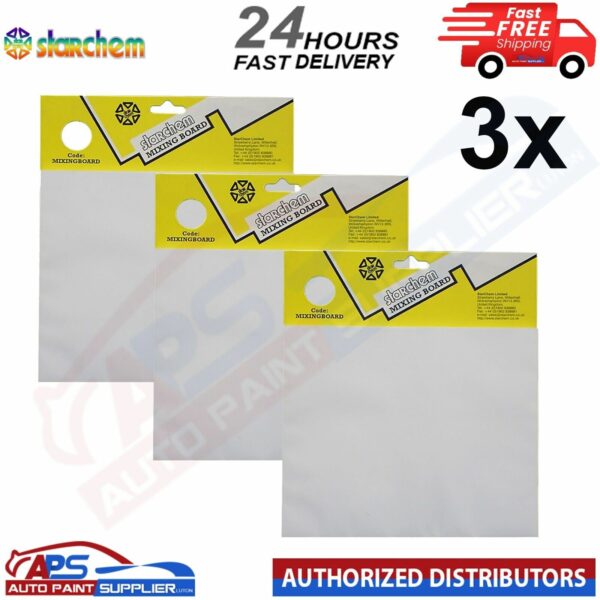 3X Onion Board Starchem Body Filler Mixing 100 Sheets Per Board - FAST DELIVERY Model: 3X Onion Board
