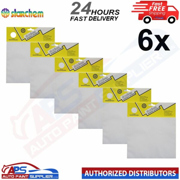 6X Onion Board Starchem Body Filler Mixing 100 Sheets Per Board -FAST DELIVERY Model: 6X Onion Board