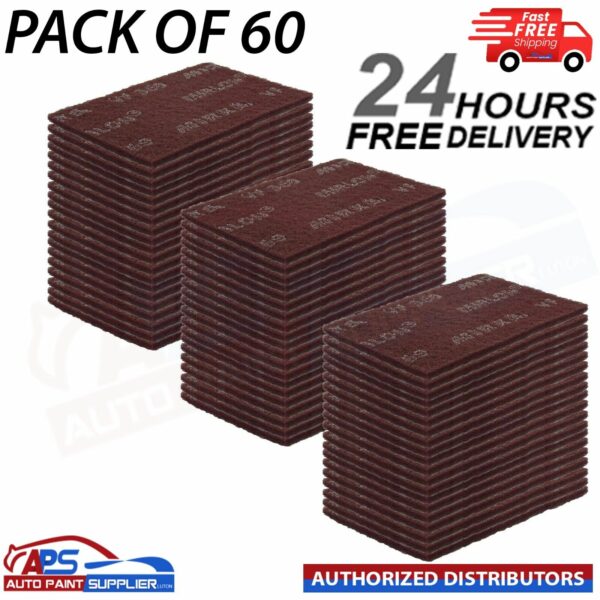Scotch Red Very Fine 360 Grit 60x Hand Finishing Pads - FAST DELIVERY Model: 8019002032