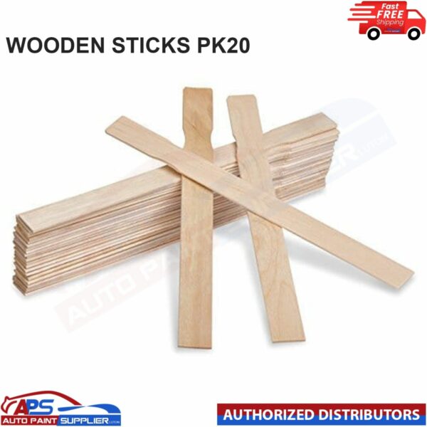 Wooden Paint Stir Sticks 300 x 25mm Plain Paint Paddles for Mixing Paint 20 pack Model: Wooden Paint Stir Sticks