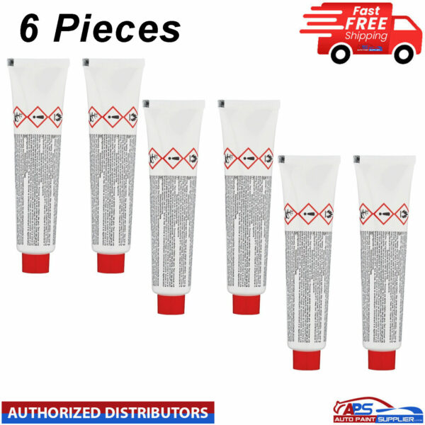6x Car Body Filler Universal Hardener Tube 50G (UK PRODUCT) Model Body Filler