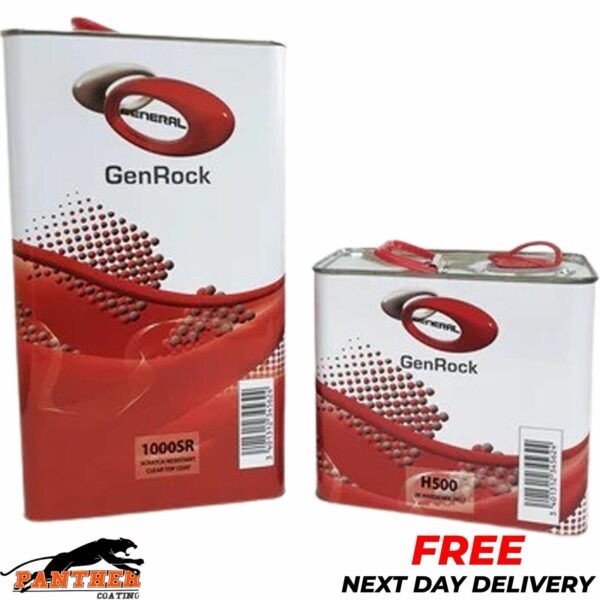 General Genrock 1000SR 2K Clear Lacquer With H500 - Fast Speed Hardener 7.5ltr Model: GR1000SR/7.5kit