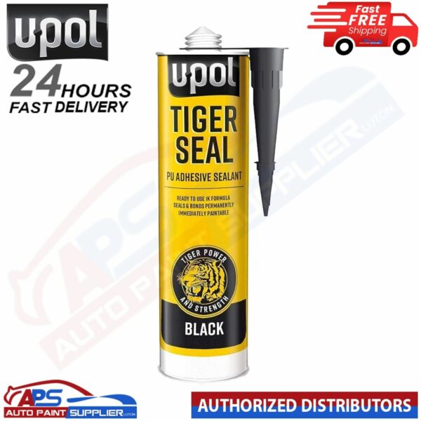 U-POL TIG/NB TIGER SEAL BLACK Sealant and Adhesive - 310ML - FAST DELIVERY Model: TIG/NB