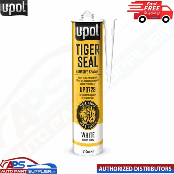 U-POL TIG/NB TIGER SEAL WHITE Sealant and Adhesive - 310ML Model: TIG/NB