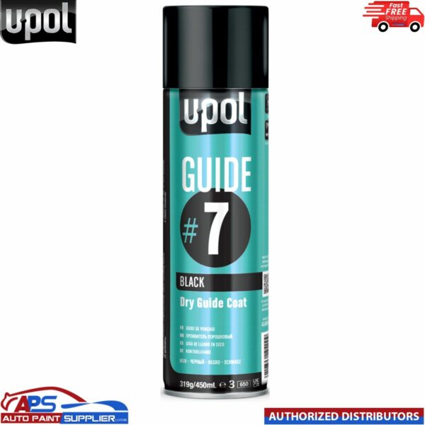 Upol Guide #7 Dry Guide Coat Dry Or Wet Filler Paint Defect Aerosol - 450ml Model: GUIDE/AL