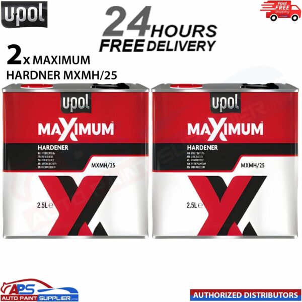 2x U-POL MAXIMUM HARDENER 2.5 LITRE MXMH/25 - FAST DELIVERY Model: MXMH/25