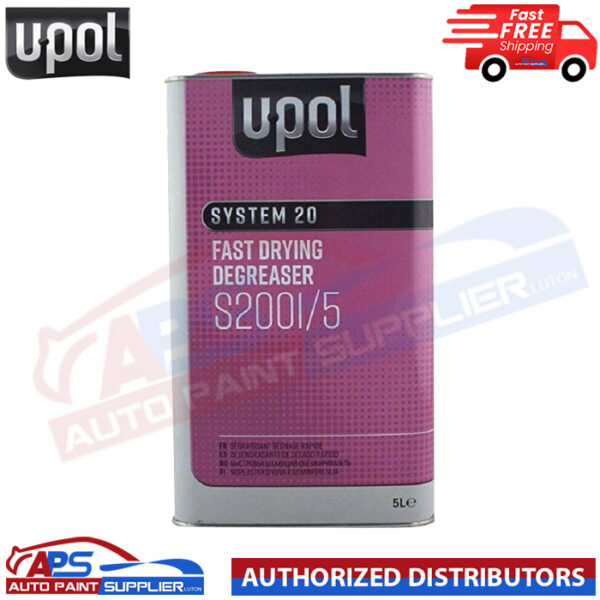 1 X U-POL SYSTEM 20 S2001 FAST DEGREASER Panel wip 5L Model S2001/5