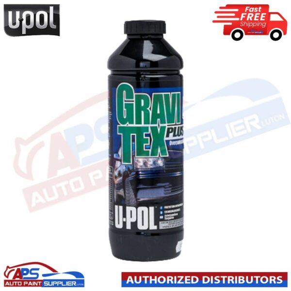 U-POL GRAVITEX PLUS HS STONE CHIP COATING UPOL, PROTECTER 1L - BLACK Model GRA/NB1