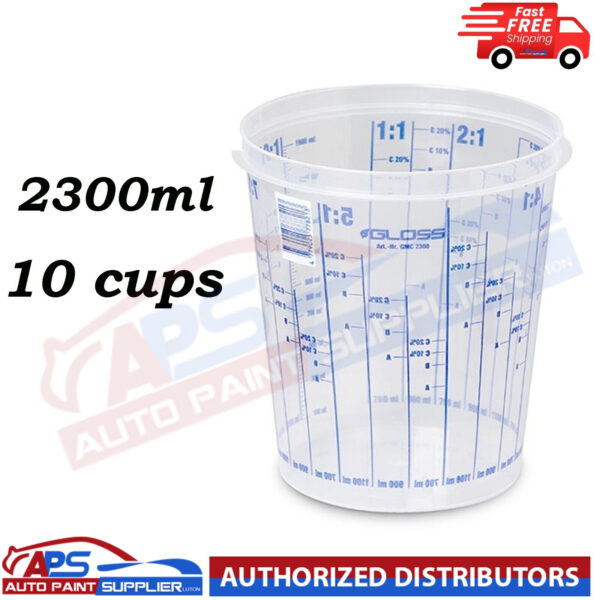 10x Paint Mixing Cups 2300ml Pack of 10 Model SDF 190