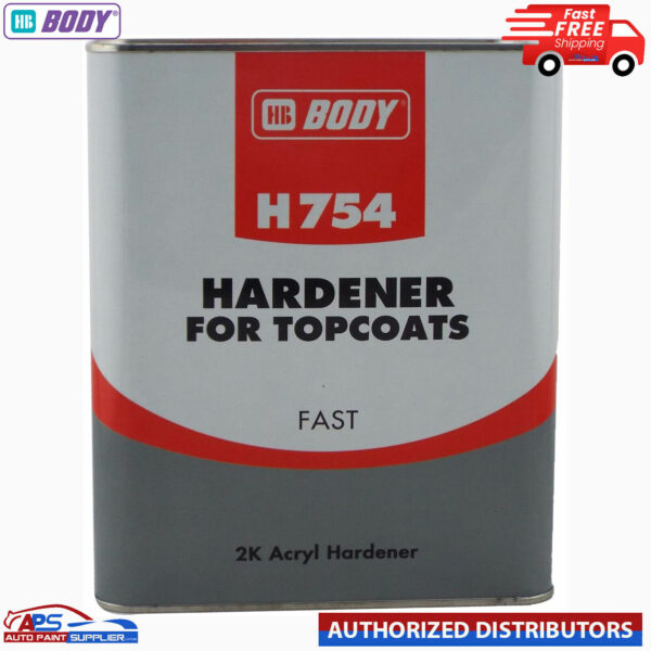 HB BODY H754 FAST HARDNER 2.5L FOR TOPCOATS Model h754