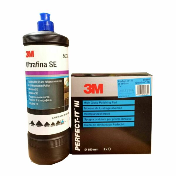 3M Ultrafina SE with 3M High Gloss Polishing Pads (2 Pads) Model 3M-SE