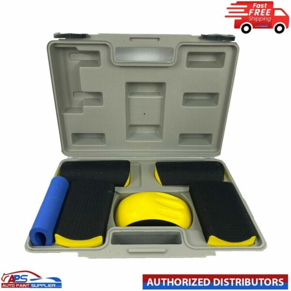 Fast movers Sanding Kit, Curved Blocks, 6pc In Case 5517 Model 5517