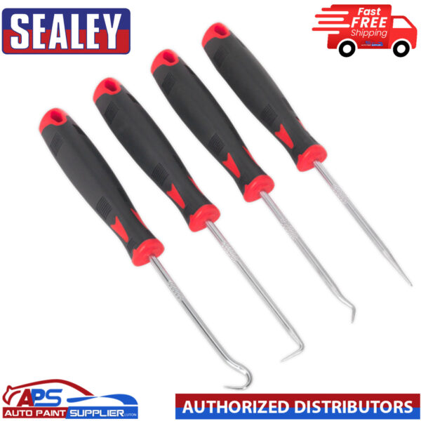AK5214 Sealey Miniature Hook & Pick Set 4pc [General Workshop Tools] Model AK5214